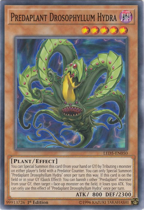 Predaplant Drosophyllum Hydra [LED5-EN050] Common | Jomio and Rueliete's Cards and Comics