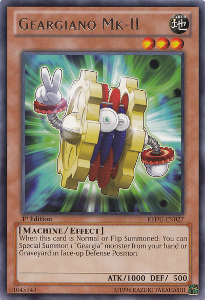 Geargiano Mk-II [REDU-EN027] Rare | Jomio and Rueliete's Cards and Comics