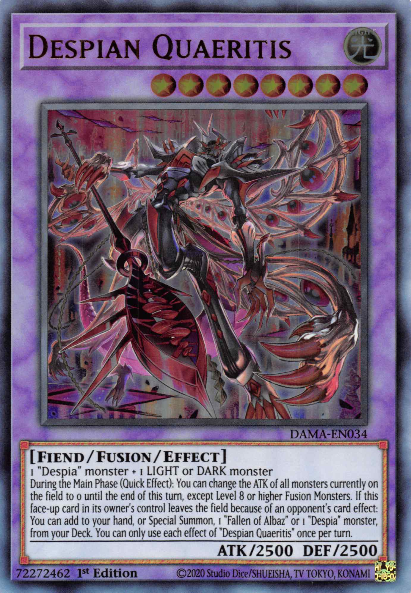 Despian Quaeritis [DAMA-EN034] Ultra Rare | Jomio and Rueliete's Cards and Comics