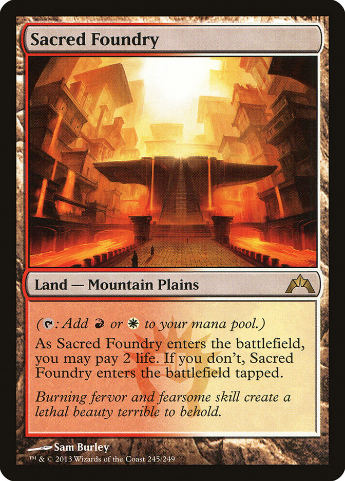 Sacred Foundry [Gatecrash] | Jomio and Rueliete's Cards and Comics