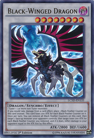 Black-Winged Dragon [LC5D-EN135] Ultra Rare | Jomio and Rueliete's Cards and Comics