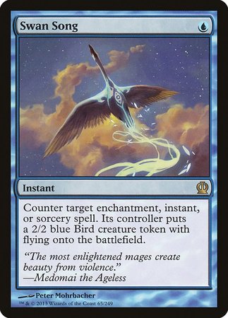 Swan Song [Theros] | Jomio and Rueliete's Cards and Comics