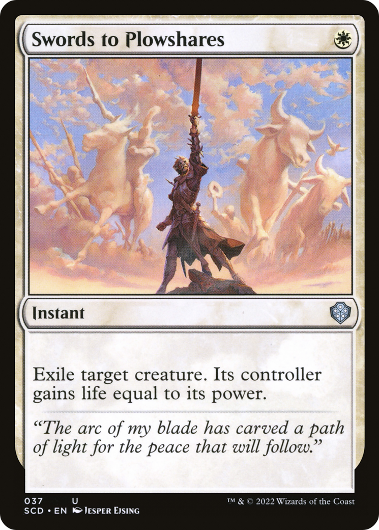 Swords to Plowshares [Starter Commander Decks] | Jomio and Rueliete's Cards and Comics
