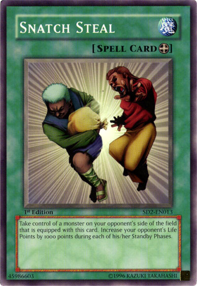 Snatch Steal [SD2-EN013] Common | Jomio and Rueliete's Cards and Comics