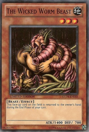 The Wicked Worm Beast [GLD4-EN003] Common | Jomio and Rueliete's Cards and Comics