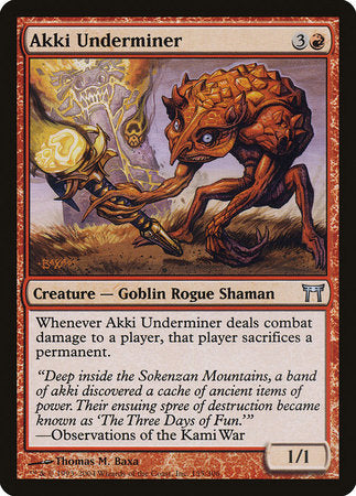 Akki Underminer [Champions of Kamigawa] | Jomio and Rueliete's Cards and Comics