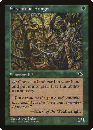 Skyshroud Ranger [Tempest] | Jomio and Rueliete's Cards and Comics