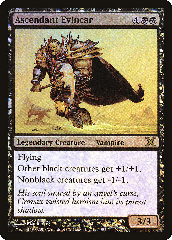 Ascendant Evincar (Premium Foil) [Tenth Edition] | Jomio and Rueliete's Cards and Comics