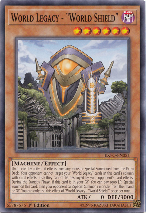 World Legacy - "World Shield" [EXFO-EN021] Common | Jomio and Rueliete's Cards and Comics