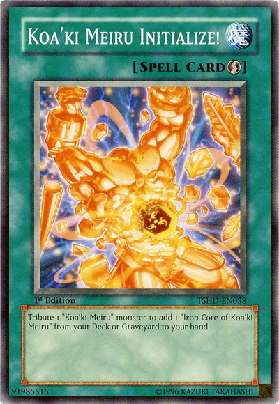 Koa'ki Meiru Initialize! [TSHD-EN058] Common | Jomio and Rueliete's Cards and Comics