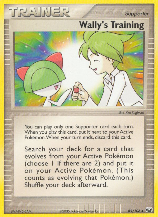 Wally's Training (85/106) [EX: Emerald] | Jomio and Rueliete's Cards and Comics