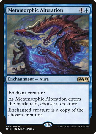 Metamorphic Alteration [Core Set 2019] | Jomio and Rueliete's Cards and Comics