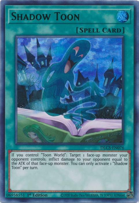 Shadow Toon (Green) [DLCS-EN076] Ultra Rare | Jomio and Rueliete's Cards and Comics