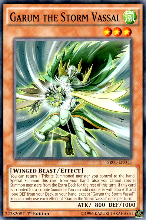 Garum the Storm Vassal [SR01-EN015] Common | Jomio and Rueliete's Cards and Comics