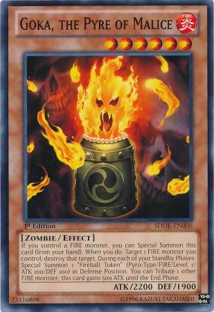 Goka, the Pyre of Malice [SDOK-EN006] Common | Jomio and Rueliete's Cards and Comics