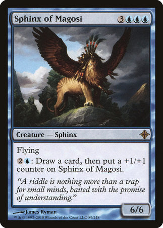 Sphinx of Magosi [Rise of the Eldrazi] | Jomio and Rueliete's Cards and Comics