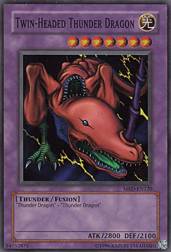 Twin-Headed Thunder Dragon [MRD-EN120] Super Rare | Jomio and Rueliete's Cards and Comics
