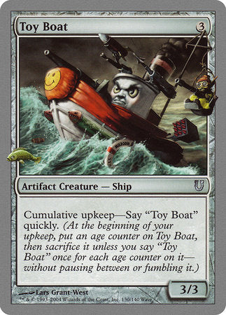 Toy Boat [Unhinged] | Jomio and Rueliete's Cards and Comics