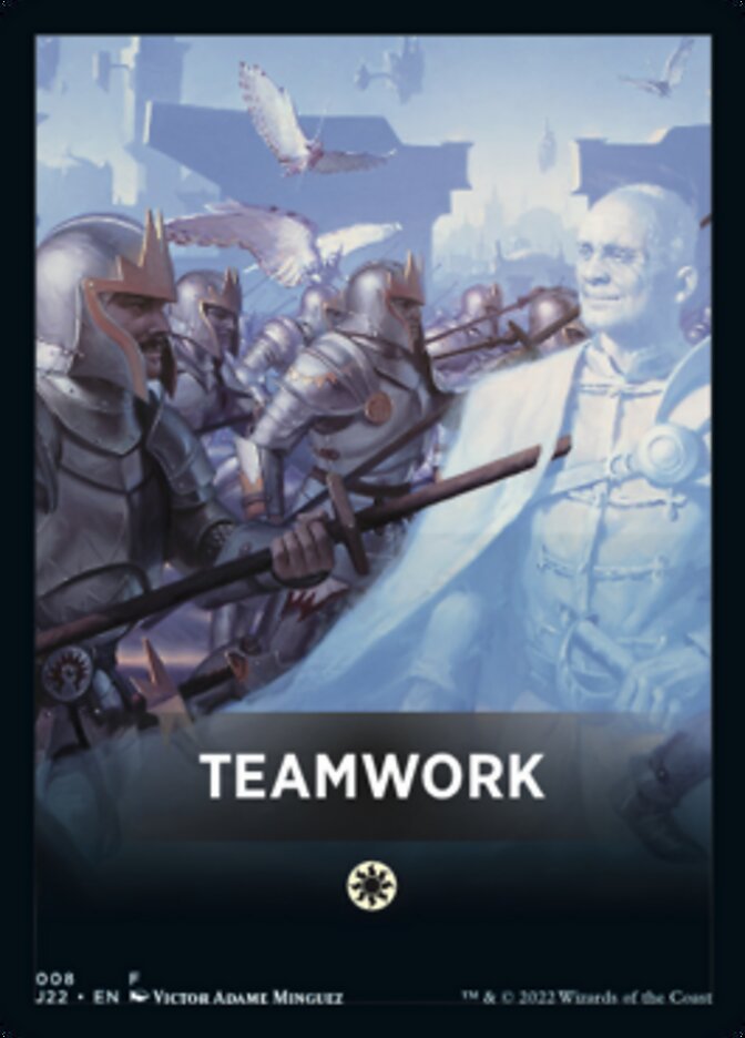 Teamwork Theme Card [Jumpstart 2022 Front Cards] | Jomio and Rueliete's Cards and Comics