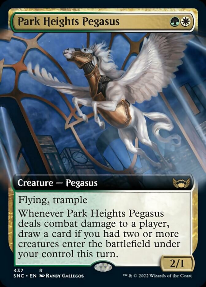 Park Heights Pegasus (Extended Art) [Streets of New Capenna] | Jomio and Rueliete's Cards and Comics