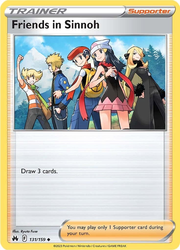 Friends in Sinnoh (131/159) [Sword & Shield: Crown Zenith] | Jomio and Rueliete's Cards and Comics