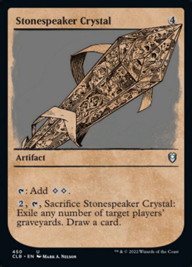 Stonespeaker Crystal (Showcase) [Commander Legends: Battle for Baldur's Gate] | Jomio and Rueliete's Cards and Comics