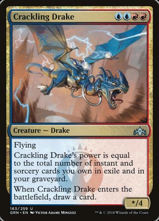 Crackling Drake [Guilds of Ravnica] | Jomio and Rueliete's Cards and Comics