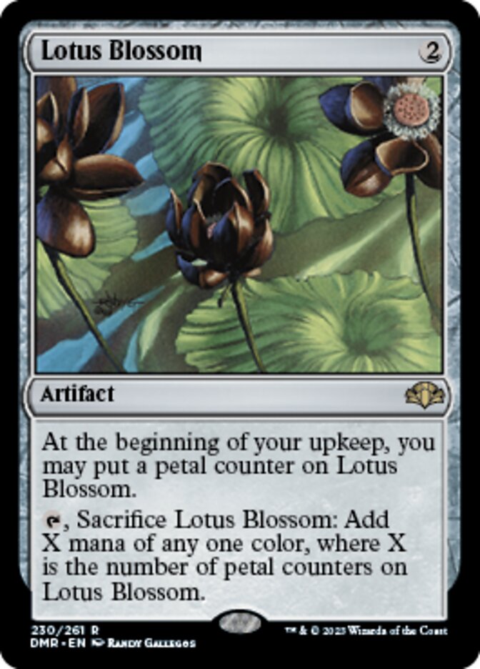 Lotus Blossom [Dominaria Remastered] | Jomio and Rueliete's Cards and Comics