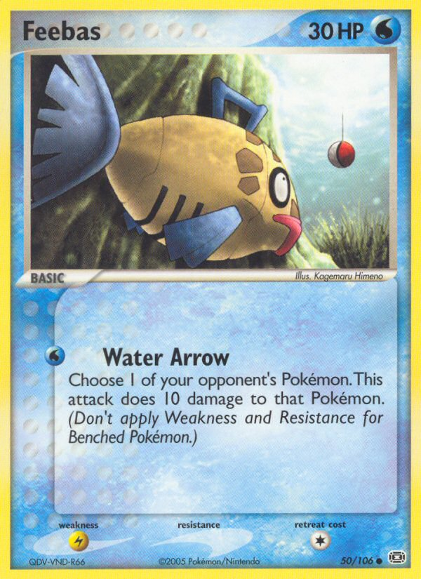Feebas (50/106) [EX: Emerald] | Jomio and Rueliete's Cards and Comics