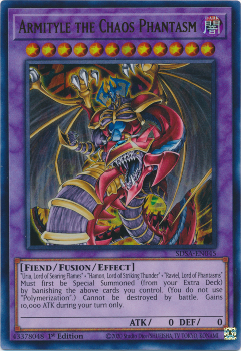 Armityle the Chaos Phantom [SDSA-EN045] Ultra Rare | Jomio and Rueliete's Cards and Comics