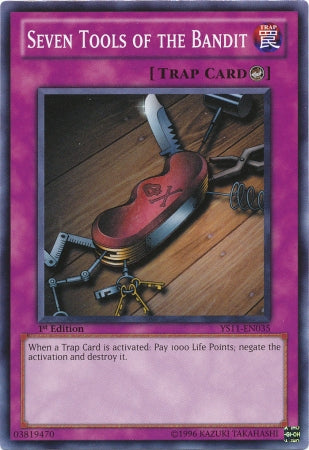 Seven Tools of the Bandit [YS11-EN035] Common | Jomio and Rueliete's Cards and Comics