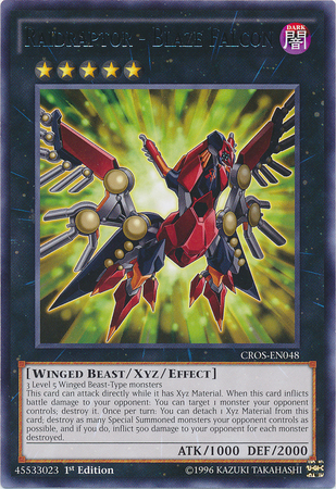 Raidraptor - Blaze Falcon [CROS-EN048] Rare | Jomio and Rueliete's Cards and Comics