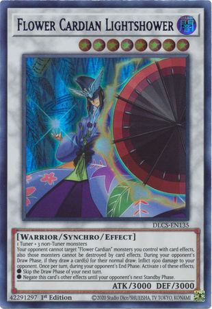 Flower Cardian Lightshower (Blue) [DLCS-EN135] Ultra Rare | Jomio and Rueliete's Cards and Comics