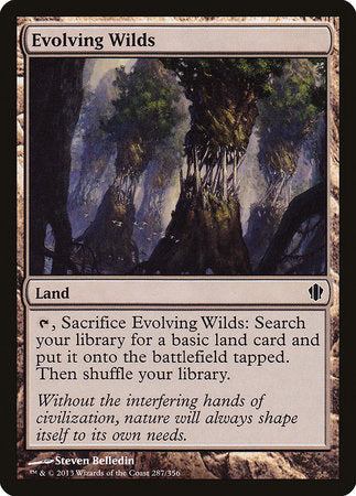 Evolving Wilds [Commander 2013] | Jomio and Rueliete's Cards and Comics