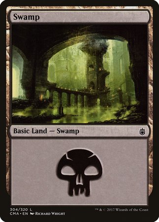 Swamp (304) [Commander Anthology] | Jomio and Rueliete's Cards and Comics
