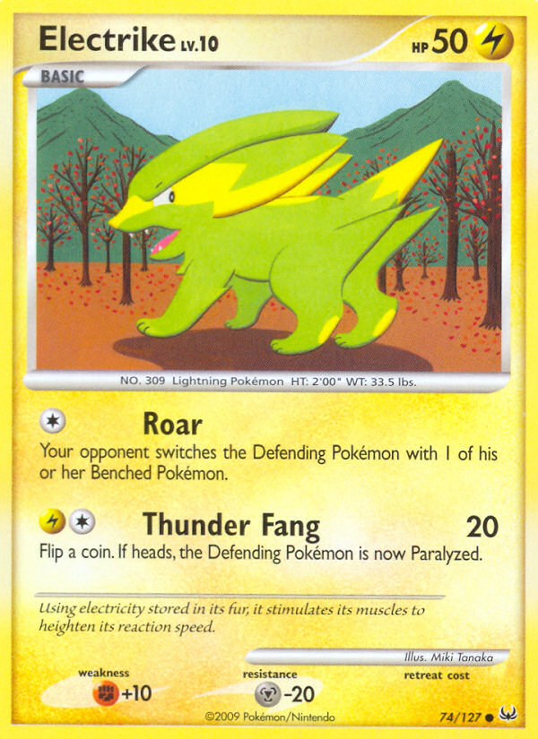 Electrike (74/127) [Platinum: Base Set] | Jomio and Rueliete's Cards and Comics