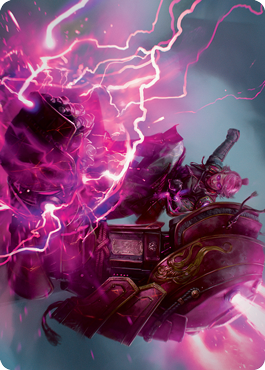 Voltage Surge Art Card [Kamigawa: Neon Dynasty Art Series] | Jomio and Rueliete's Cards and Comics