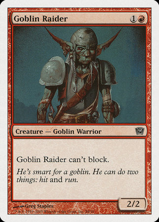 Goblin Raider [Ninth Edition] | Jomio and Rueliete's Cards and Comics