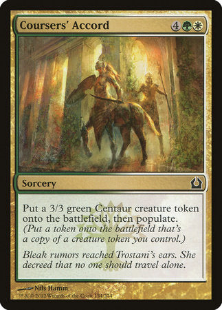 Coursers' Accord [Return to Ravnica] | Jomio and Rueliete's Cards and Comics
