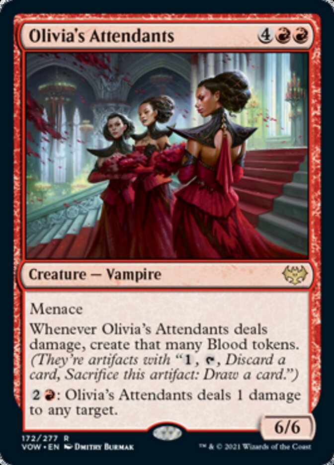 Olivia's Attendants [Innistrad: Crimson Vow] | Jomio and Rueliete's Cards and Comics