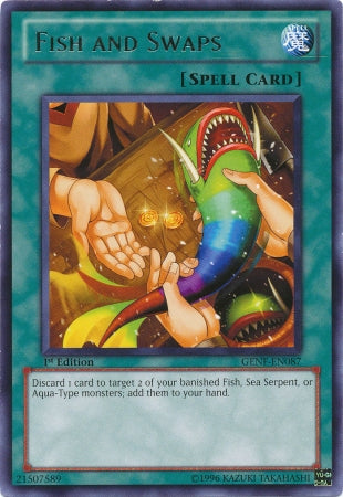Fish and Swaps [GENF-EN087] Rare | Jomio and Rueliete's Cards and Comics