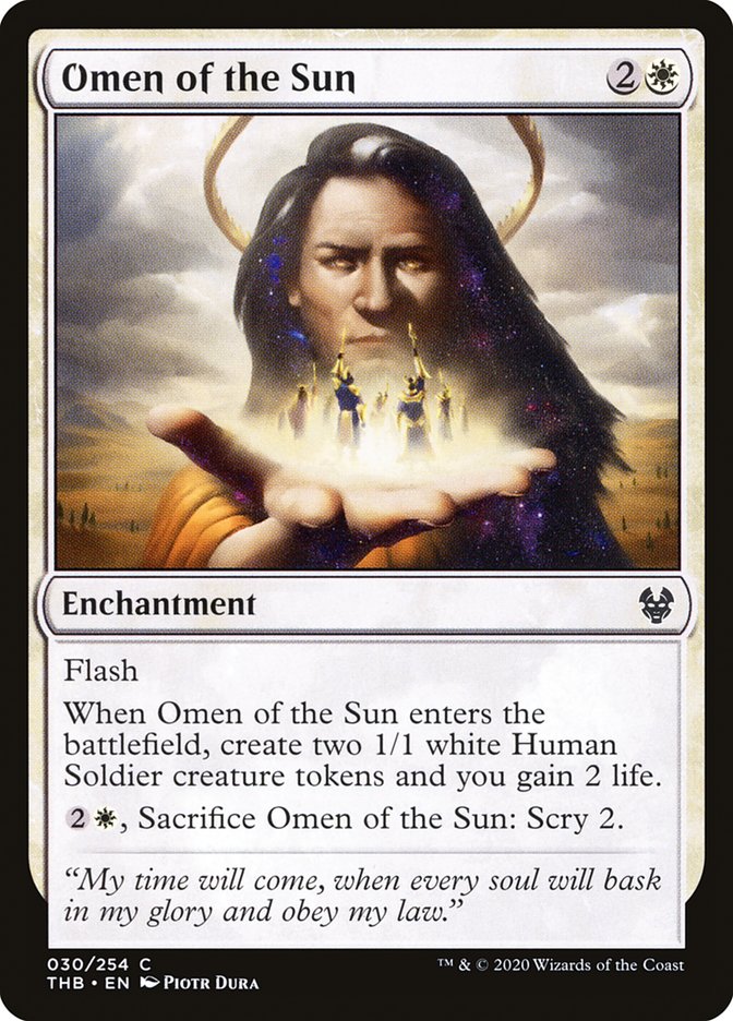 Omen of the Sun [Theros Beyond Death] | Jomio and Rueliete's Cards and Comics