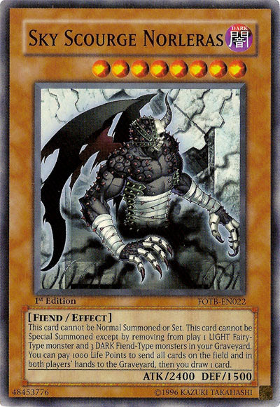 Sky Scourge Norleras [FOTB-EN022] Super Rare | Jomio and Rueliete's Cards and Comics
