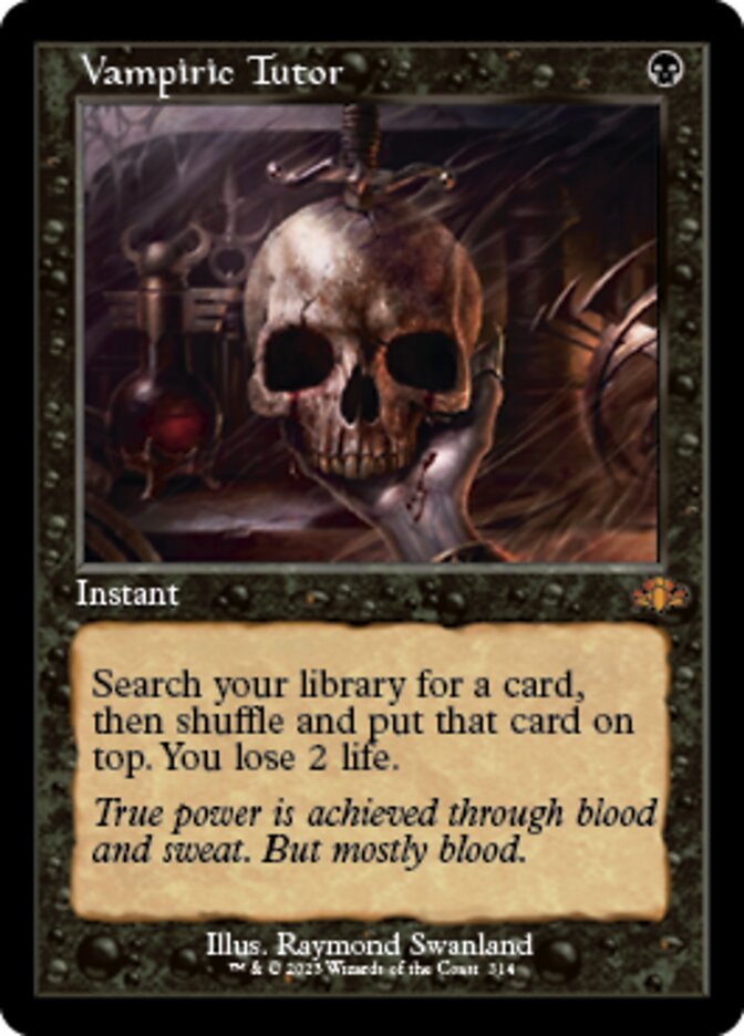 Vampiric Tutor (Retro) [Dominaria Remastered] | Jomio and Rueliete's Cards and Comics
