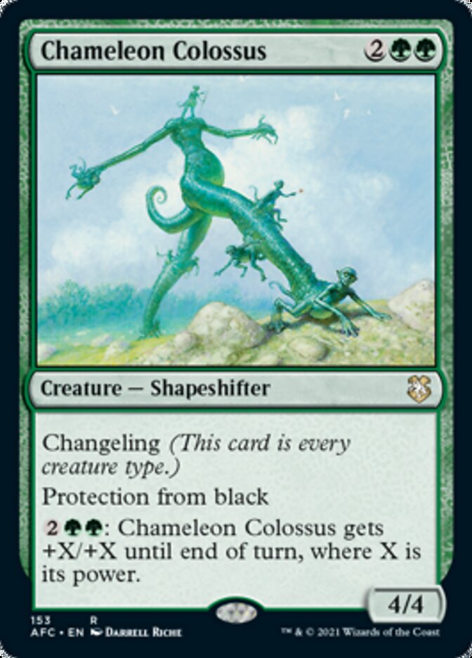 Chameleon Colossus [Dungeons & Dragons: Adventures in the Forgotten Realms Commander] | Jomio and Rueliete's Cards and Comics