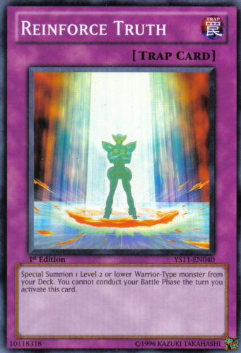 Reinforce Truth [YS11-EN040] Common | Jomio and Rueliete's Cards and Comics