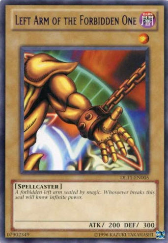 Left Arm of the Forbidden One (Purple) [DL11-EN005] Rare | Jomio and Rueliete's Cards and Comics