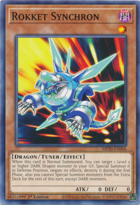 Rokket Synchron [MP20-EN006] Common | Jomio and Rueliete's Cards and Comics
