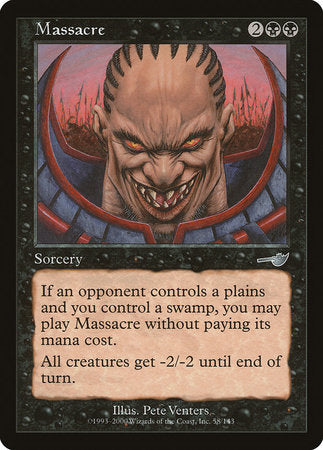 Massacre [Nemesis] | Jomio and Rueliete's Cards and Comics