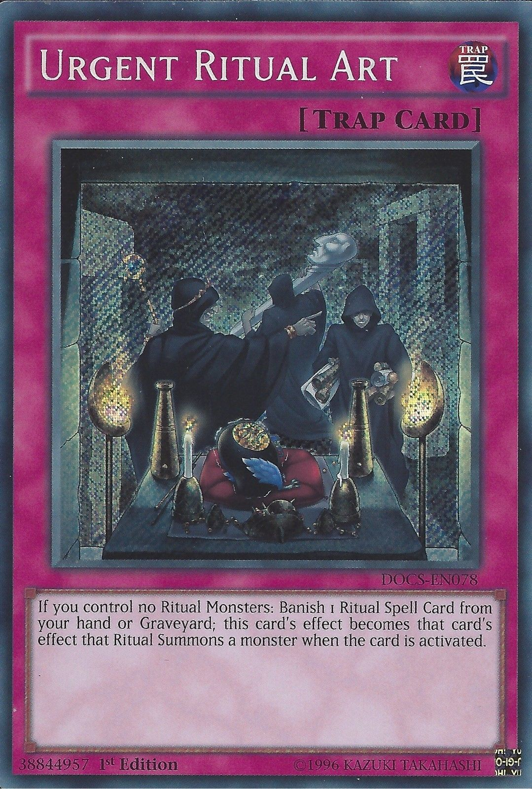 Urgent Ritual Art [DOCS-EN078] Secret Rare | Jomio and Rueliete's Cards and Comics